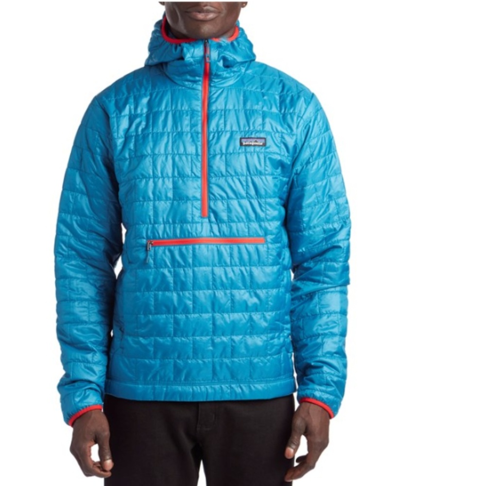 NWT Patagonia Men’s Nano Puff Bivy Pullover Blue